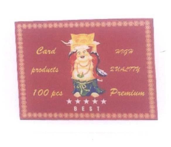 Mẫu nhãn hiệu BEST card products 100 pcs high quality premium