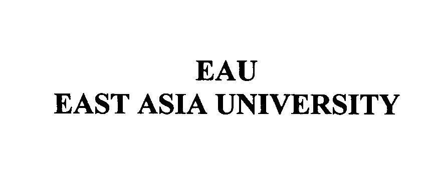 Mẫu nhãn hiệu EAU EAST ASIA UNIVERSITY