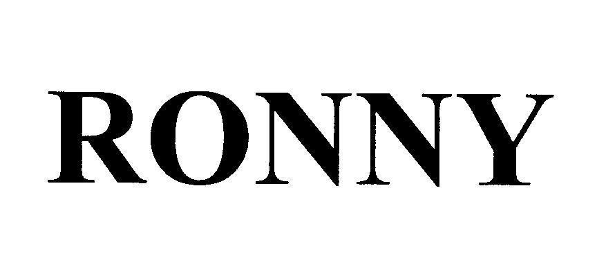 Mẫu nhãn hiệu RONNY