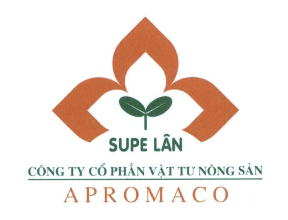 Mẫu nhãn hiệu SUPE LÂN APROMACO Công Ty Cổ Phần Vật Tư Nông Sản