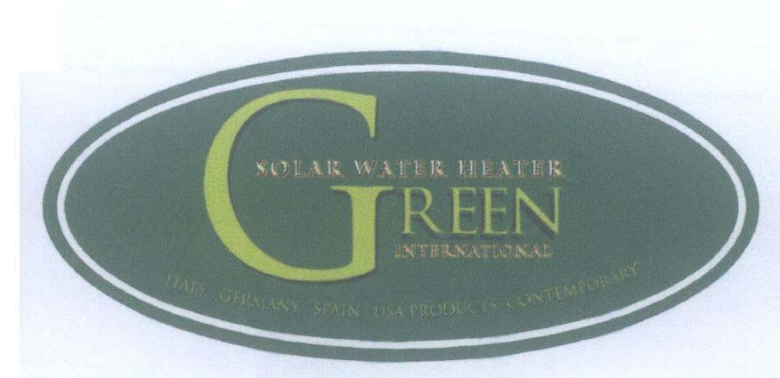 Mẫu nhãn hiệu GREEN INTERNATIONAL