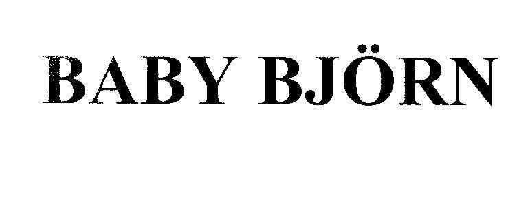 Mẫu nhãn hiệu BABY BJORN