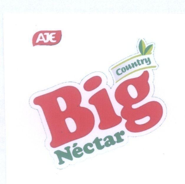Mẫu nhãn hiệu AJE Big country Néctar