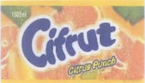 Mẫu nhãn hiệu Cifrut Citrus Punch 150 ml