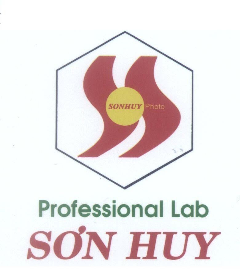 Mẫu nhãn hiệu SONHUY Photo Professional Lab Sơn Huy SS S H SH