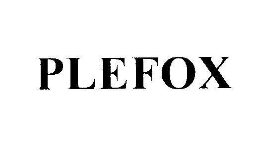 Mẫu nhãn hiệu PLEFOX