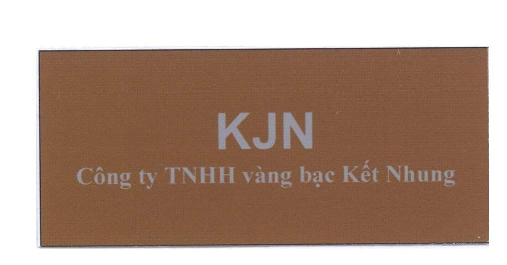 Mẫu nhãn hiệu KJN Kết Nhung Công ty TNHH vàng bạc