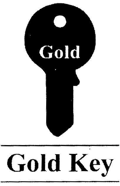 Mẫu nhãn hiệu Gold Gold Key