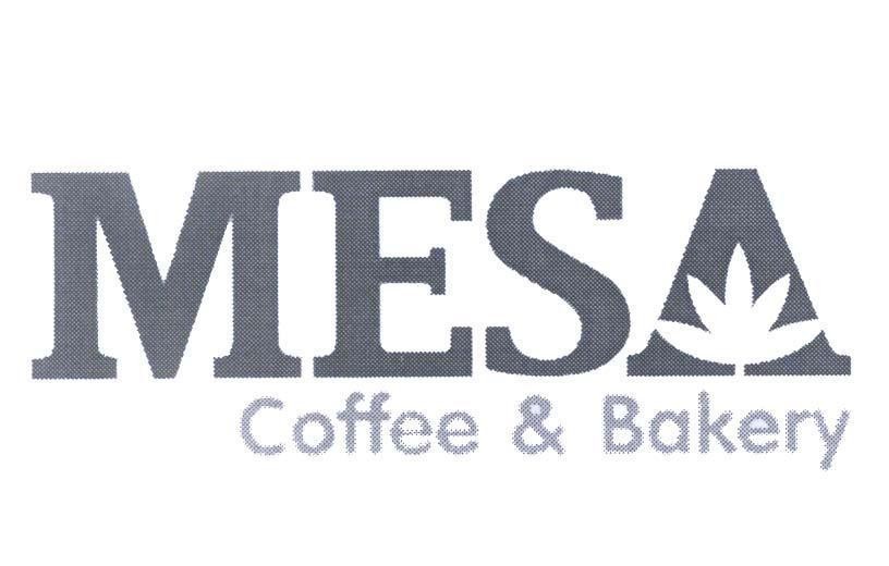 Mẫu nhãn hiệu MESA Coffee & Bakery