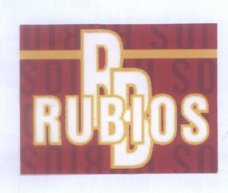 Mẫu nhãn hiệu RUBIOS B R