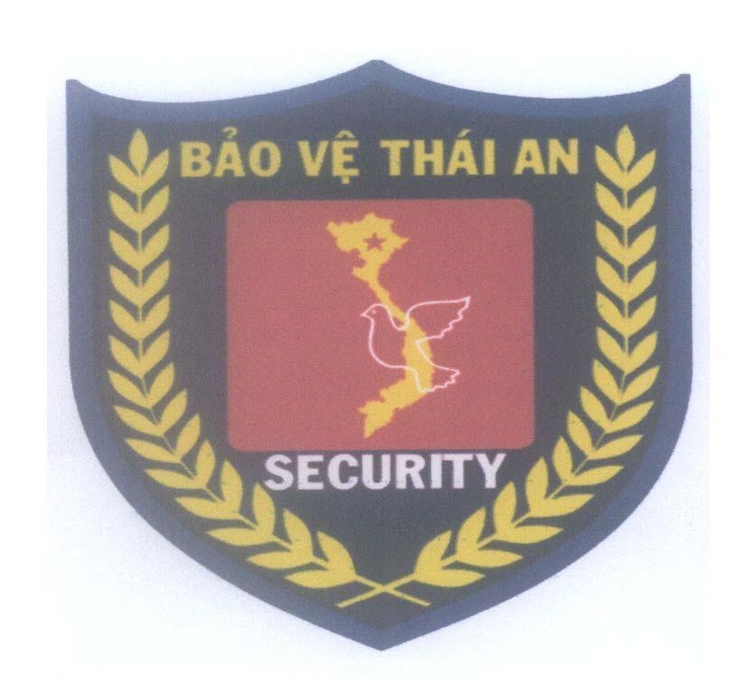 Mẫu nhãn hiệu Bảo Vệ Thái An SECURITY