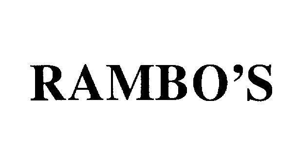 Mẫu nhãn hiệu RAMBO'S