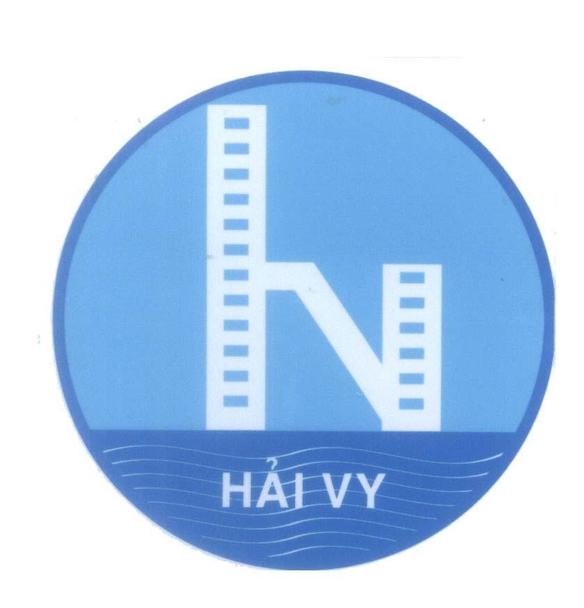 Mẫu nhãn hiệu HV h V Hải Vy