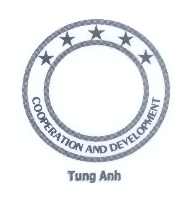 Mẫu nhãn hiệu Tung Anh COOPERATION AND DEVELOPMENT
