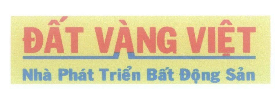 Mẫu nhãn hiệu Đất Vàng Việt Nhà Phát Triển Bất Động Sản