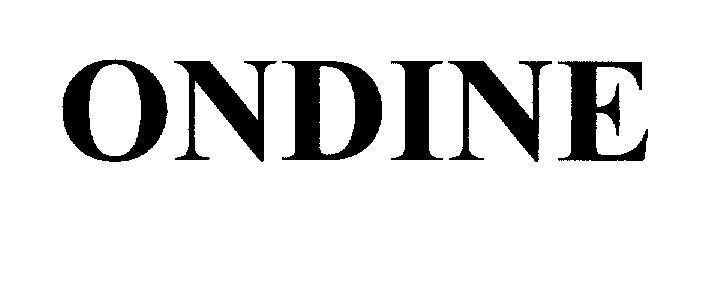Mẫu nhãn hiệu ONDINE