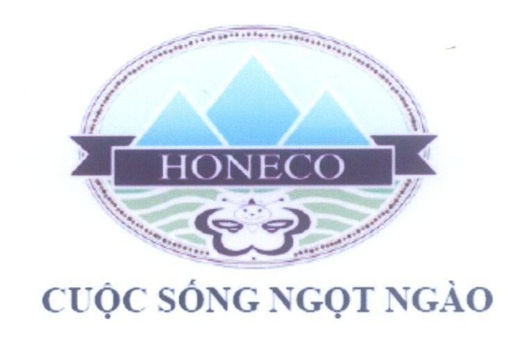 Mẫu nhãn hiệu HONECO Cuộc Sống Ngọt Ngào