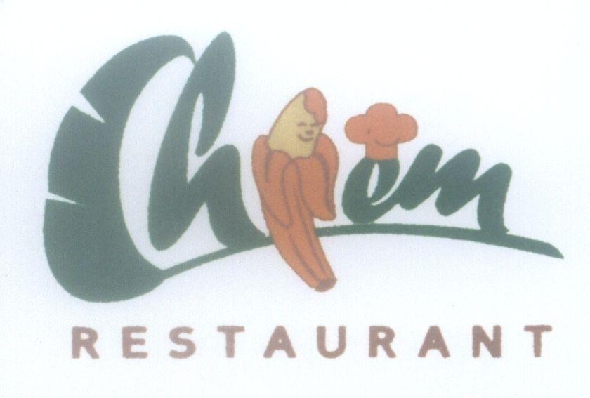 Mẫu nhãn hiệu Chiêm RESTAURANT
