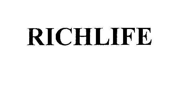 Mẫu nhãn hiệu RICHLIFE