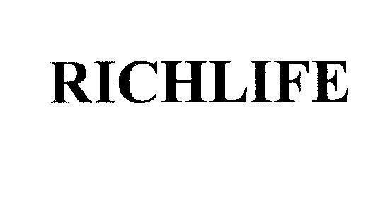 Mẫu nhãn hiệu RICHLIFE