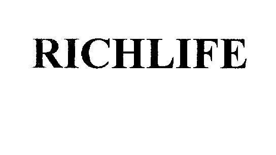Mẫu nhãn hiệu RICHLIFE