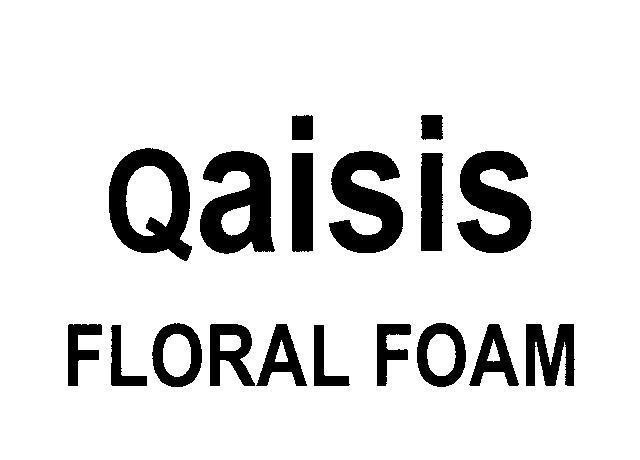 Mẫu nhãn hiệu Qaisis FLORAL FOAM