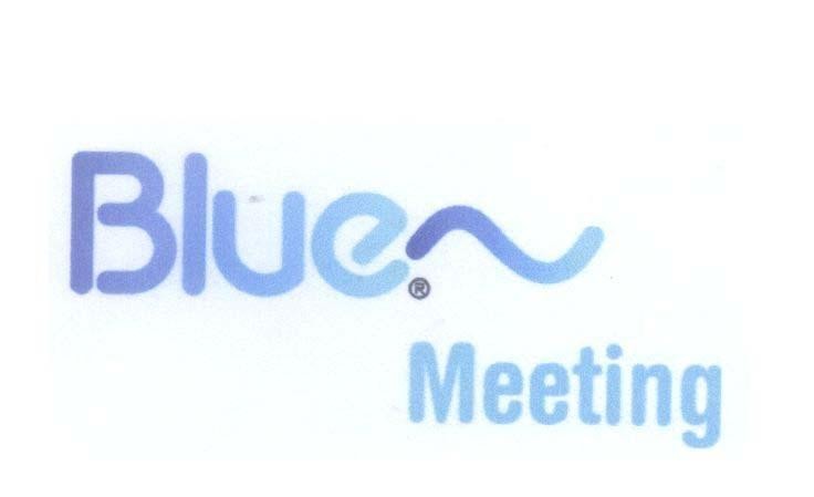 Mẫu nhãn hiệu Blue Meeting