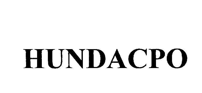 Mẫu nhãn hiệu HUNDACPO