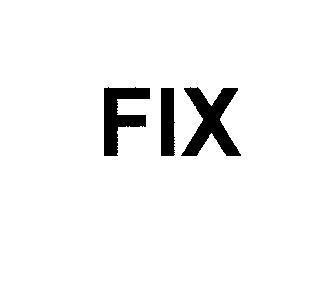 Mẫu nhãn hiệu FIX