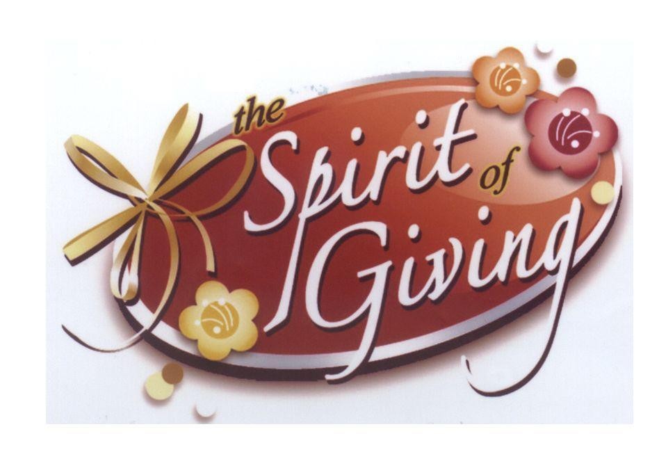 Mẫu nhãn hiệu the Spirit of Giving