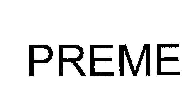 Mẫu nhãn hiệu PREME