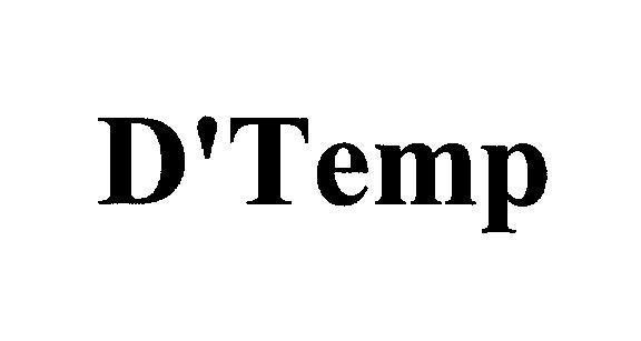 Mẫu nhãn hiệu D'Temp