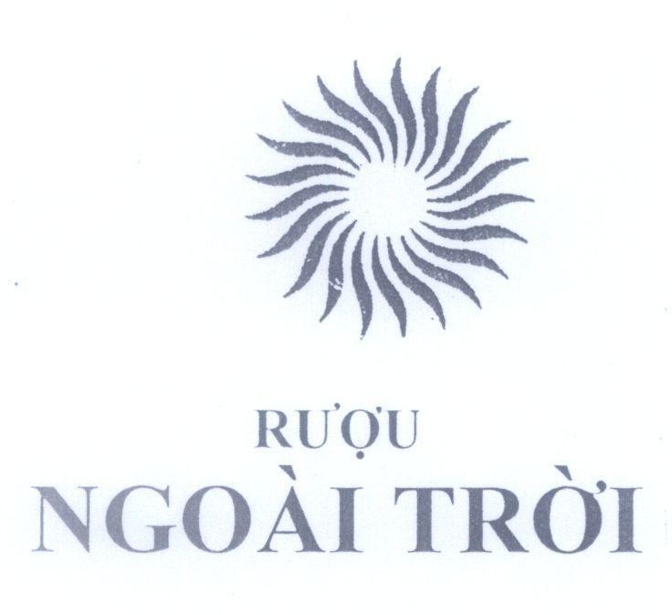 Mẫu nhãn hiệu Rượu Ngoài Trời