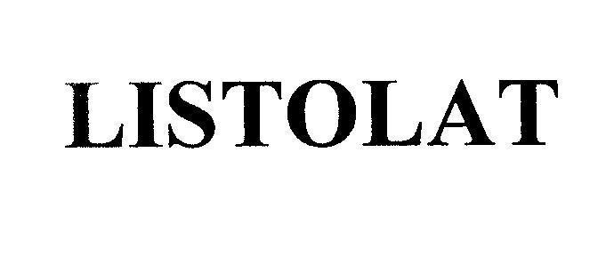 Mẫu nhãn hiệu LISTOLAT