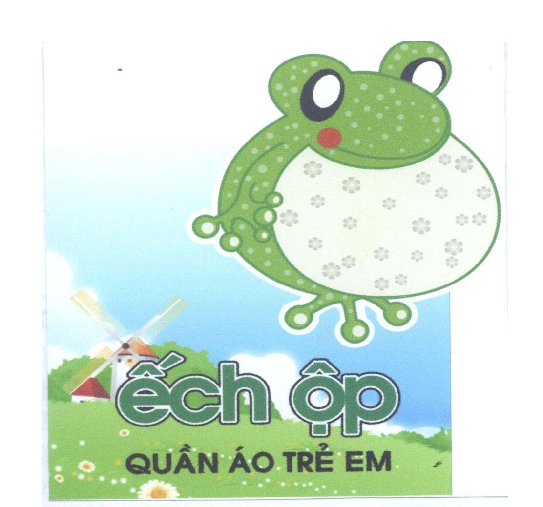Mẫu nhãn hiệu ếch ộp quần áo trẻ em