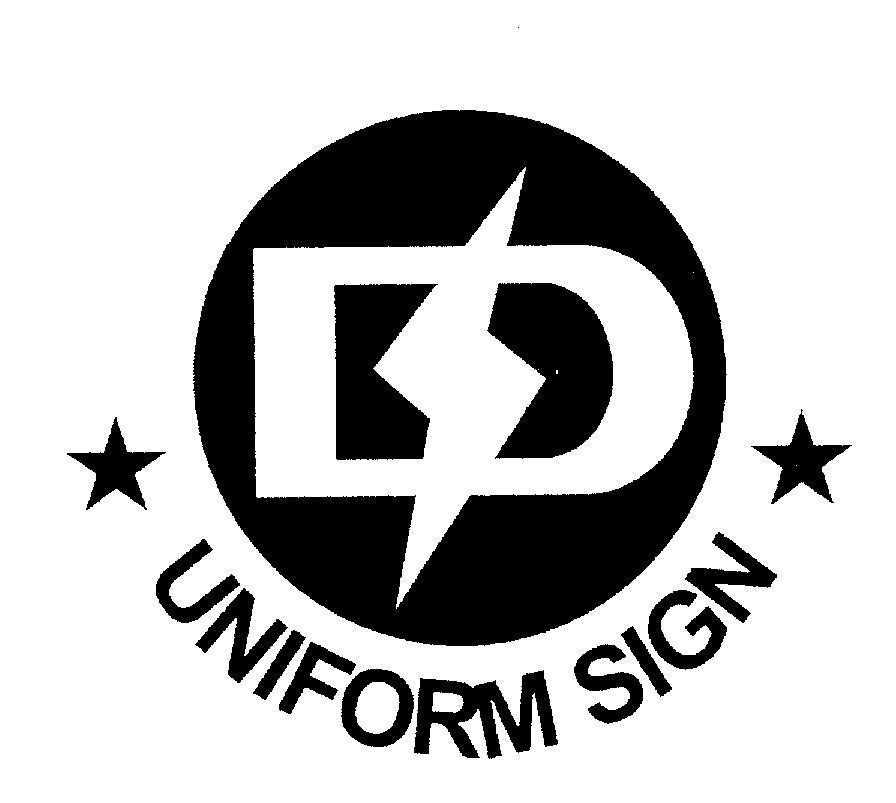 Mẫu nhãn hiệu D UNIFORM SIGN