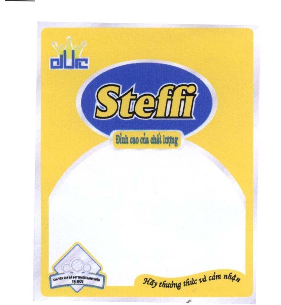 Mẫu nhãn hiệu dUc Steffi Đỉnh cao của chất lượng Hãy thưởng thức và cảm nhận