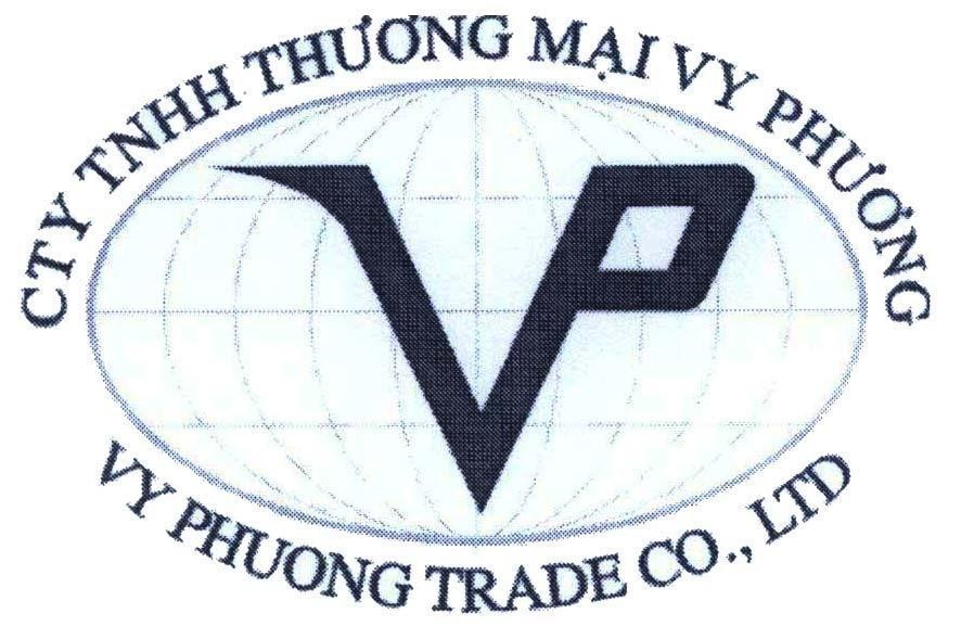 Mẫu nhãn hiệu VP CTy TNHH Thương Mại Vy Phương VY PHUONG TRADE CO., LTD