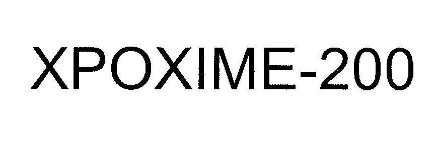 Mẫu nhãn hiệu XPOXIME-200