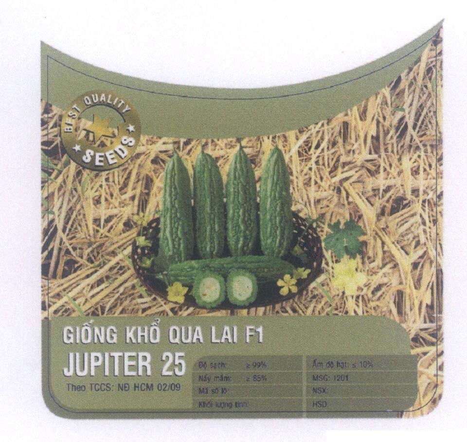 Mẫu nhãn hiệu JUPITER 25 Giống Khổ Qua Lai F1 BEST QUALITY SEEDS