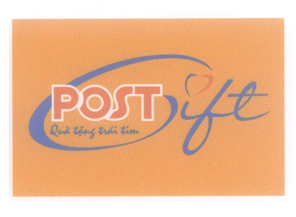 Mẫu nhãn hiệu POST Gift Quà tặng trái tim