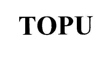 Mẫu nhãn hiệu TOPU