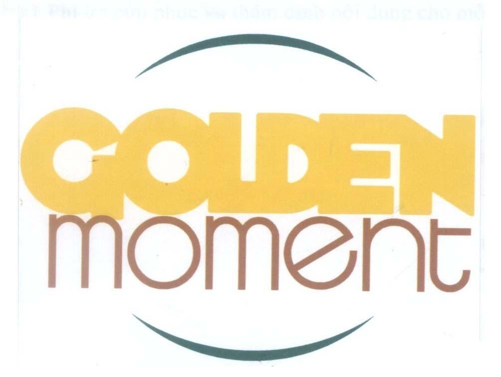 Mẫu nhãn hiệu GOLDEN moment