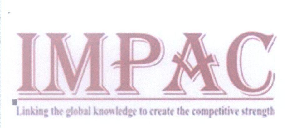 Mẫu nhãn hiệu IMPAC Linking global knowledge to create the competitive strength