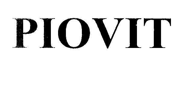 Mẫu nhãn hiệu PIOVIT
