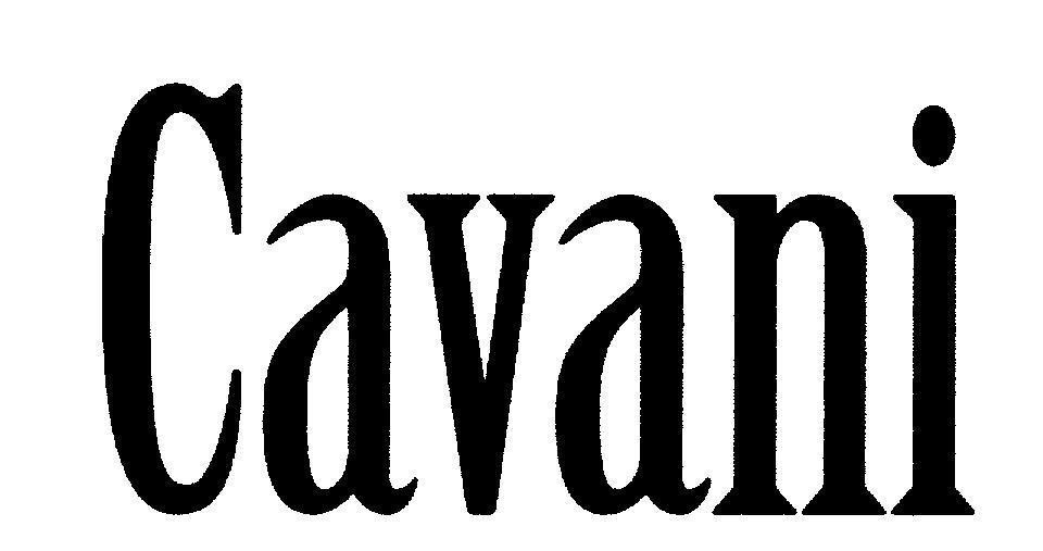 Mẫu nhãn hiệu Cavani