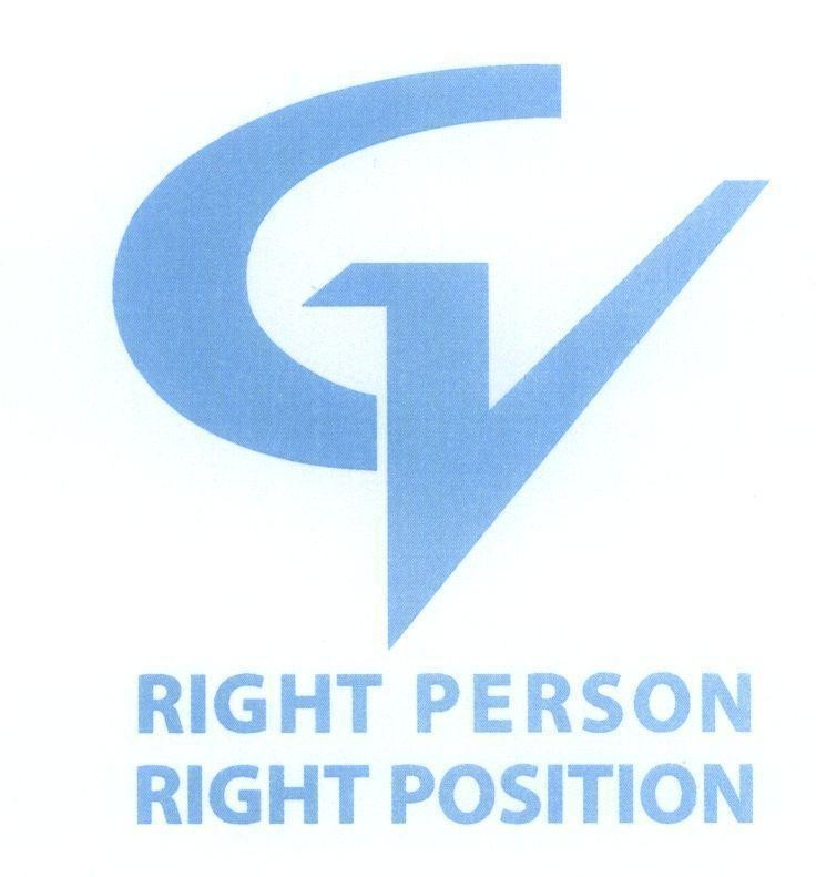 Mẫu nhãn hiệu GV RIGHT PERSON RIGHT POSITION