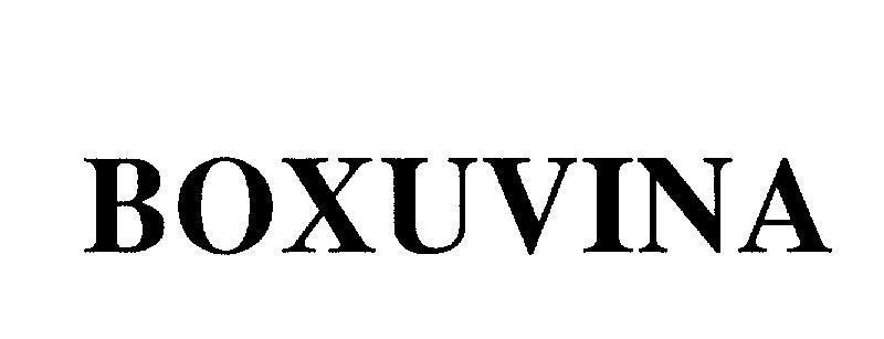 Mẫu nhãn hiệu BOXUVINA