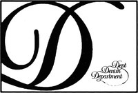 Mẫu nhãn hiệu D Dept Denim Department