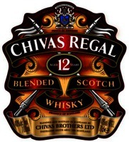 Mẫu nhãn hiệu CHIVAS REGAL BLENDED SCOTCH WHISKY AGED 12 YEARS PRODUCE OF SCOTLAND